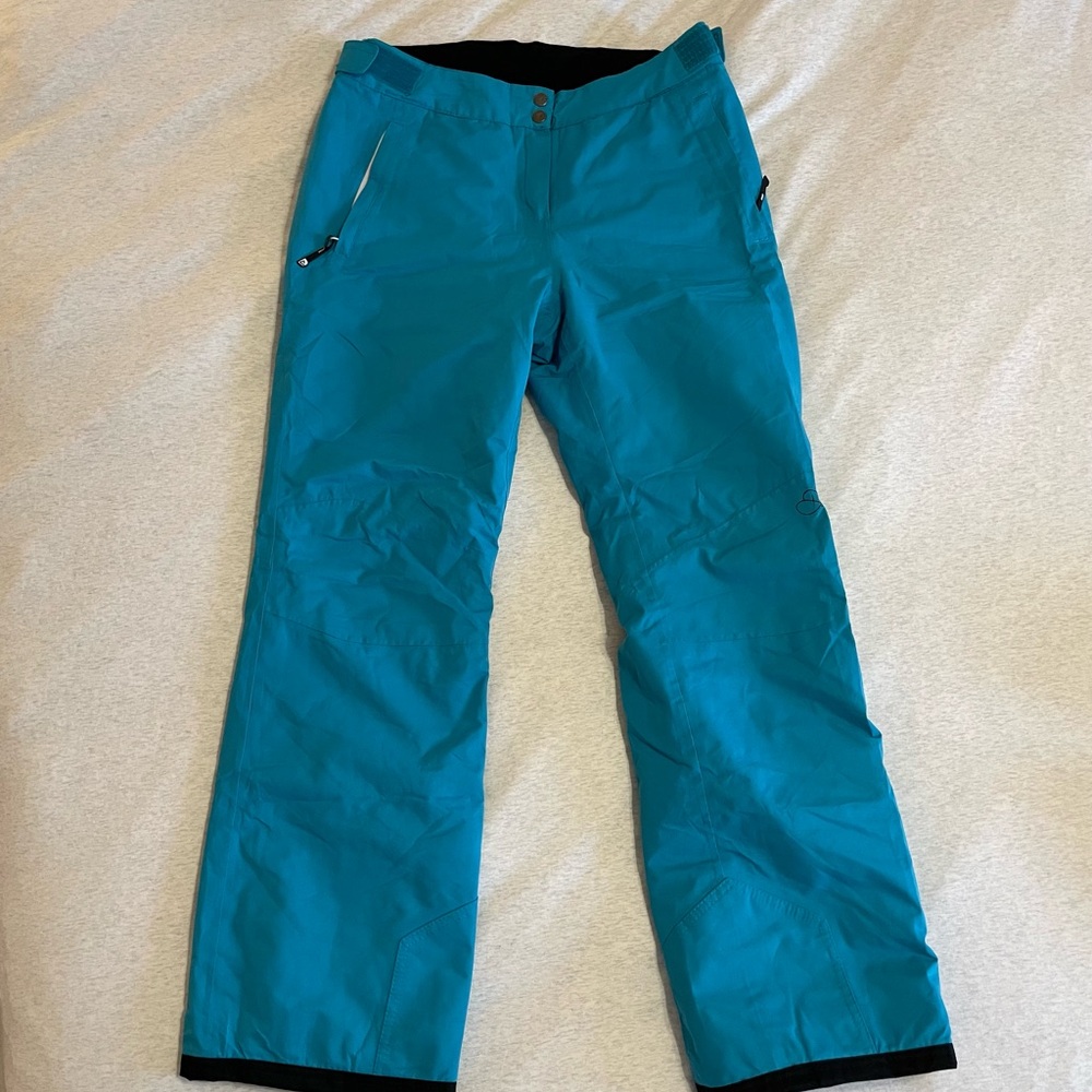 Women’s Teal Dare2b Snow Pant